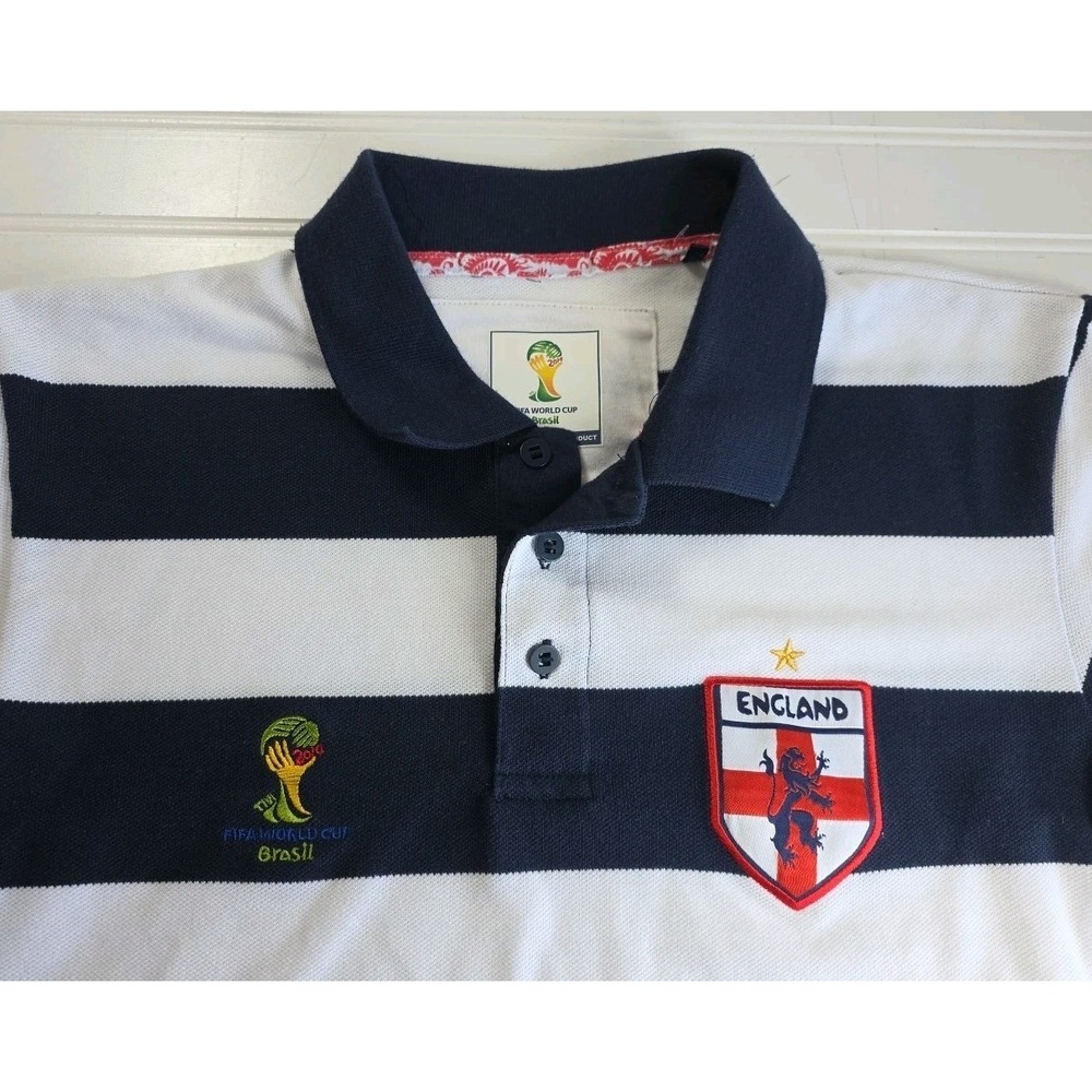 FIFA World Cup Brazil 2014 Official Merchandise England Polo YOUTH MEDIUM